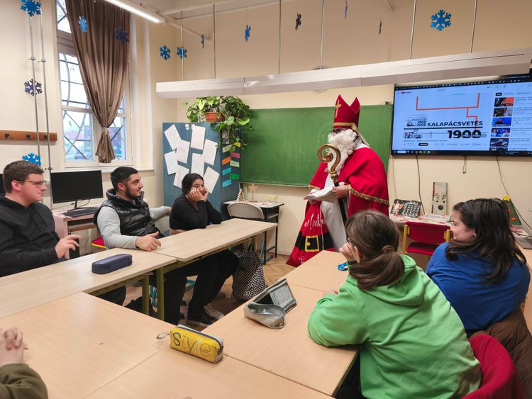 Iskolánkban járt a Mikulás